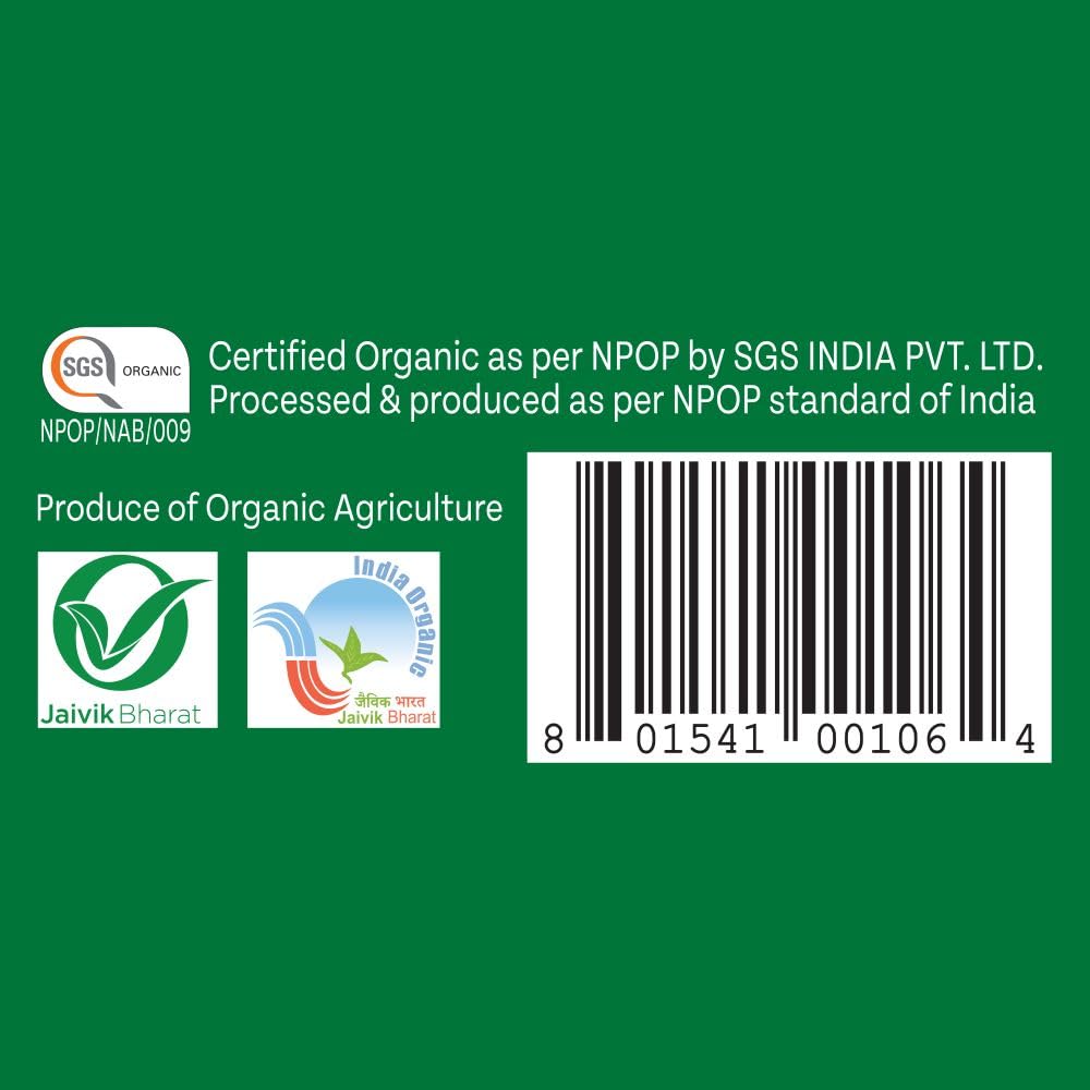 A TATA Product - Organic India Moringa Powder, Dietary Supplement, Superfood, Rich In Vitamins, Minerals & Amino Acids, For Immunity, Digestion & Energy, Gluten Free, Certified Organic, 200g, Pouch