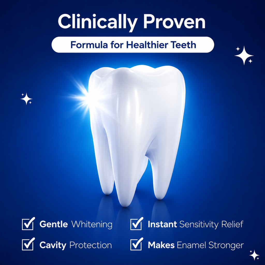 SmiloShine Sensitivity Toothpaste with Nitraguard Technology