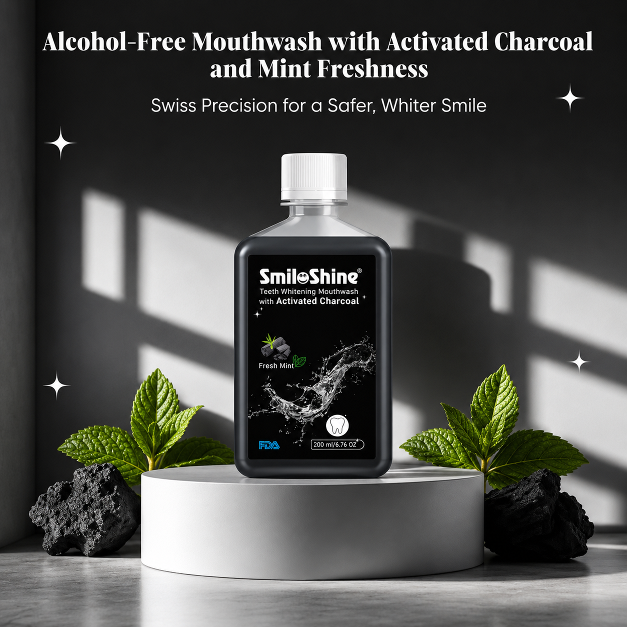 Activated Charcoal Mouthwash - 200ml