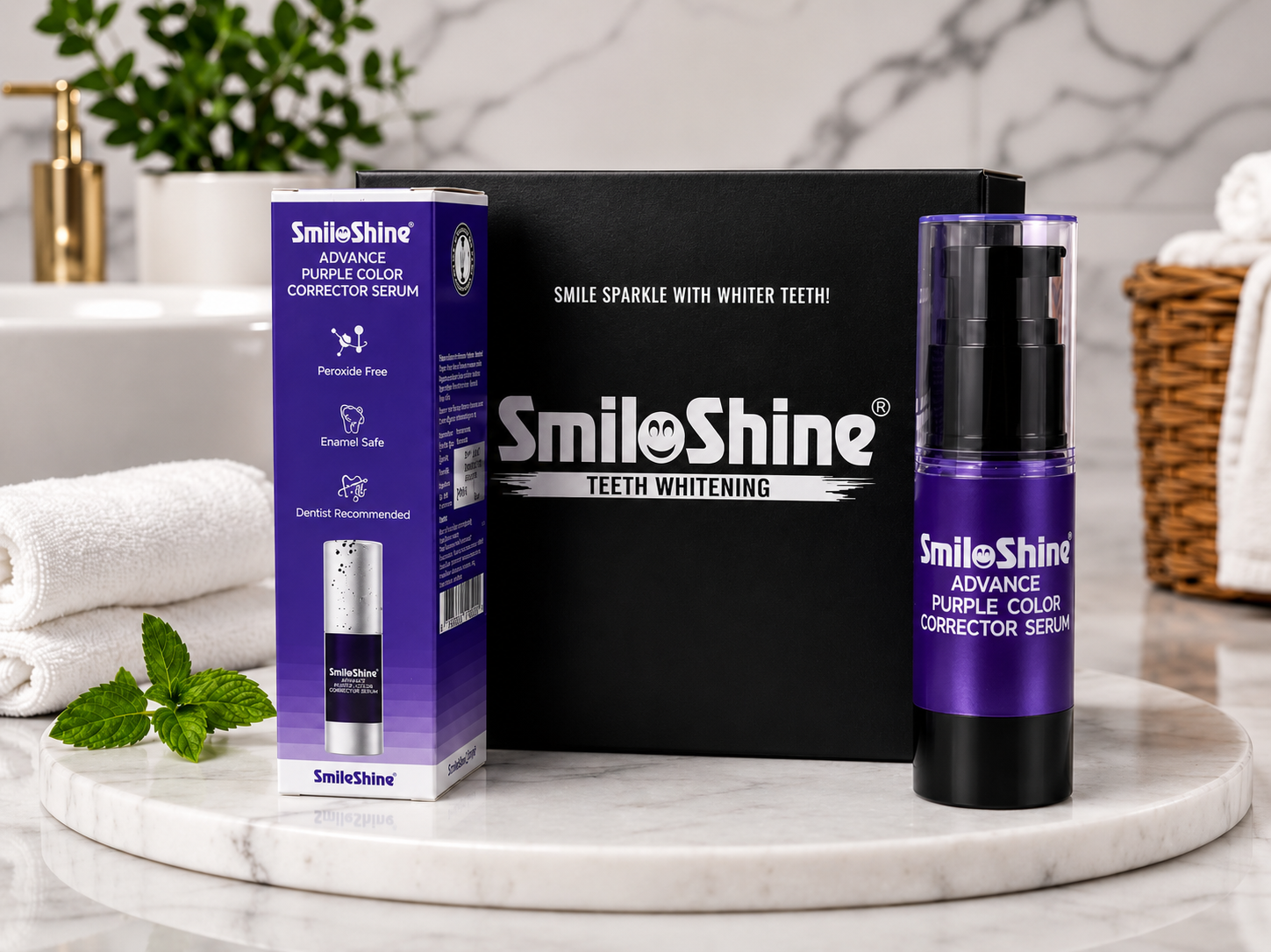 SMILOSHINE® Complete Teeth Whitening Combo Kit.