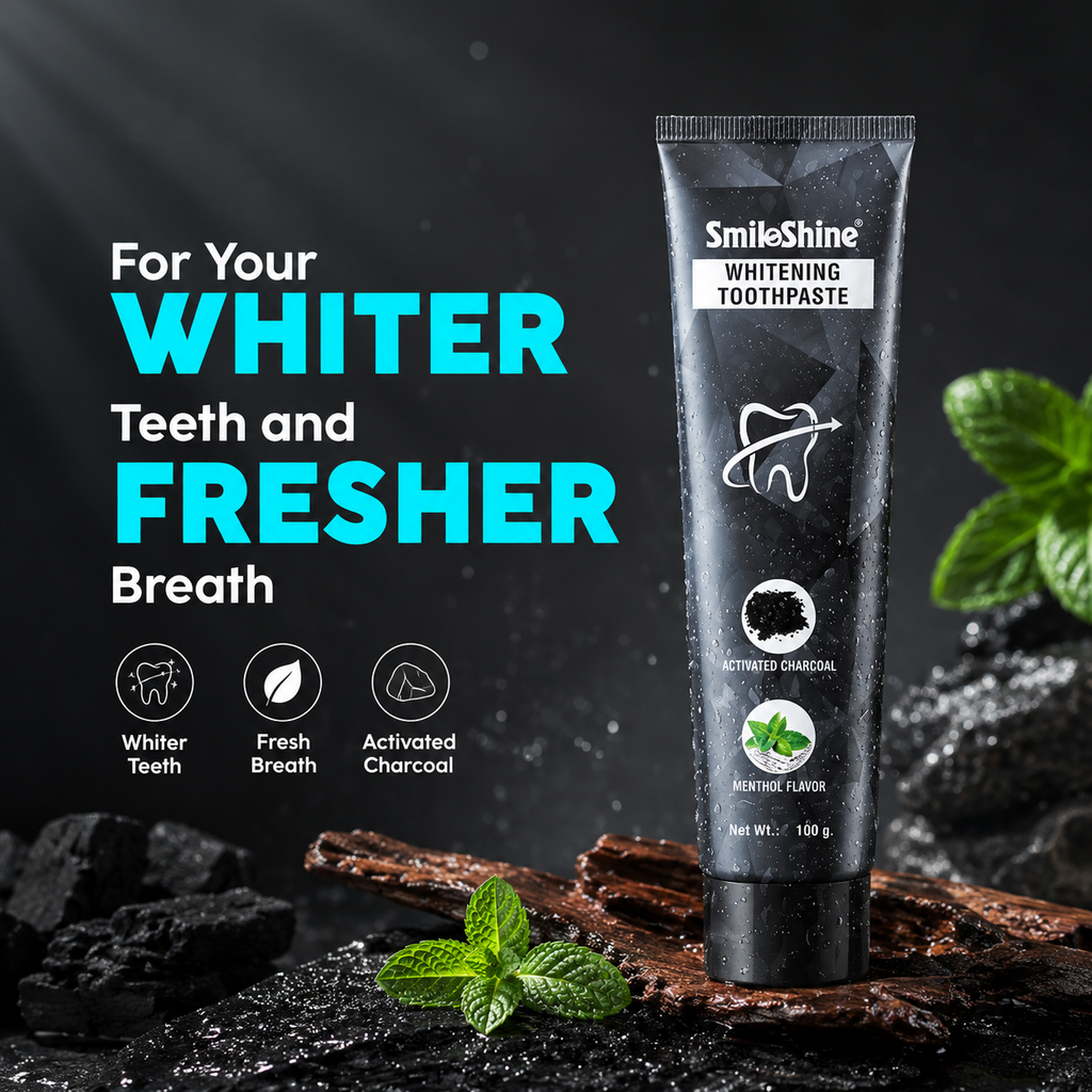 SmiloShine® Charcoal Oral Care Combo