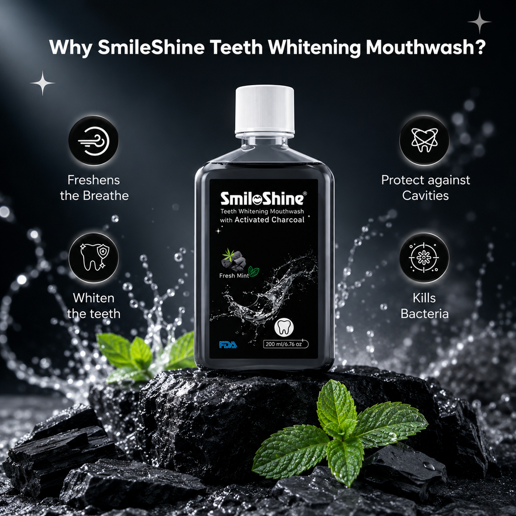SmiloShine® Charcoal Oral Care Combo