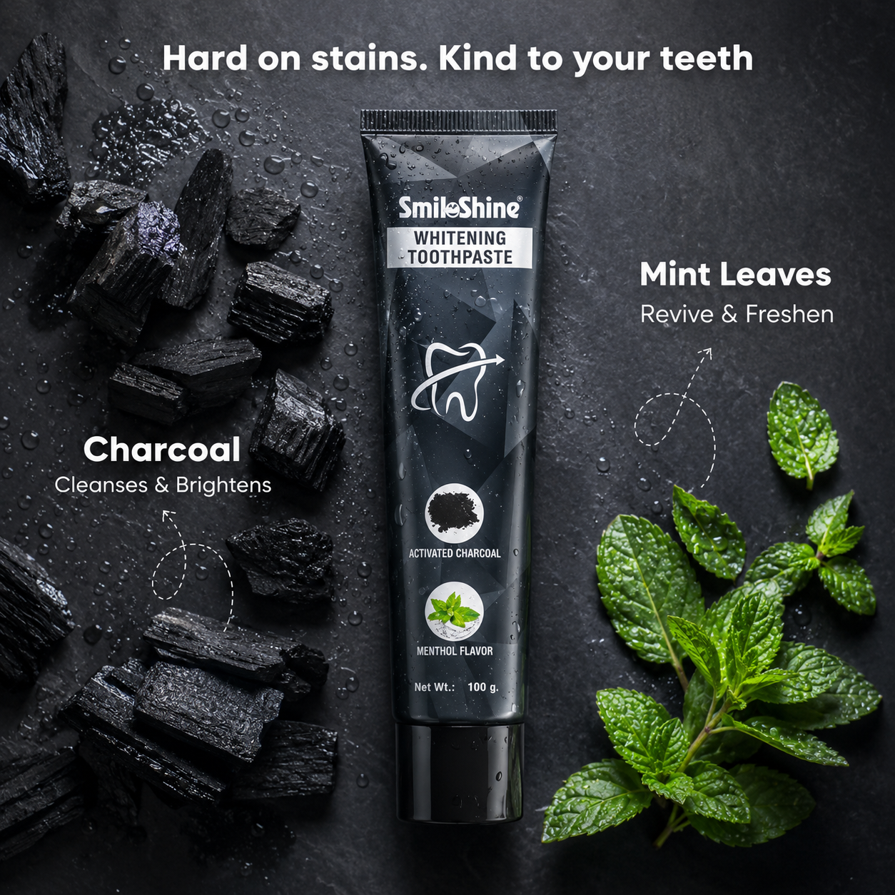 SmiloShine® Charcoal Oral Care Combo