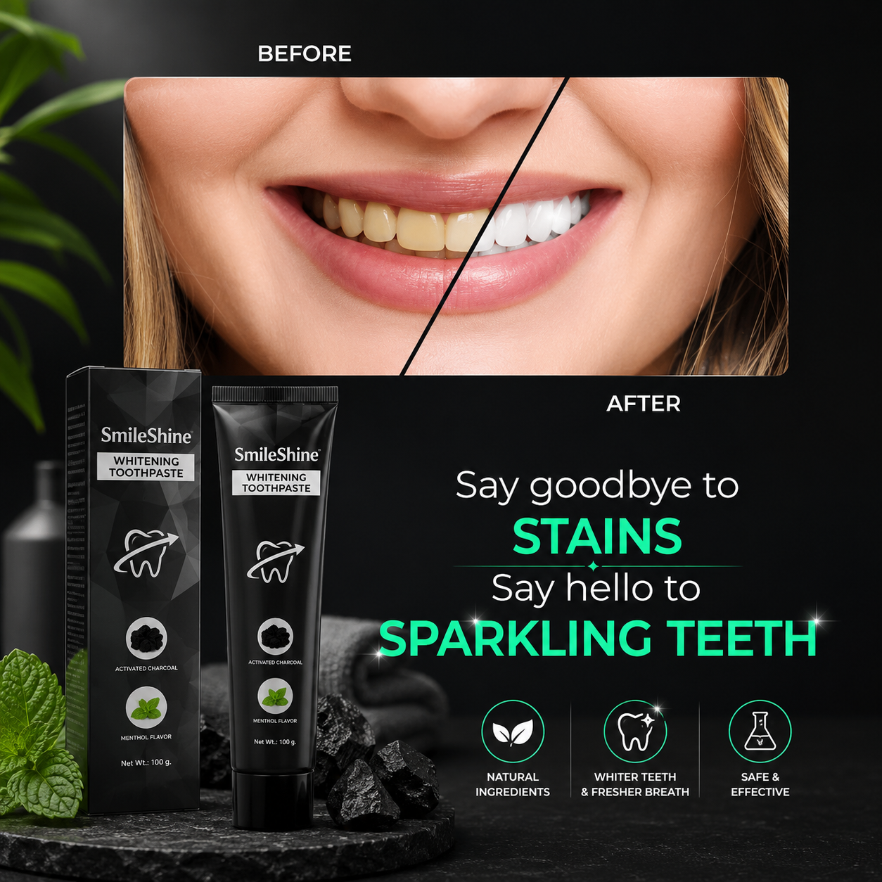 SmiloShine® Signature Teeth Whitening Ritual (3-in-1 Home Kit)